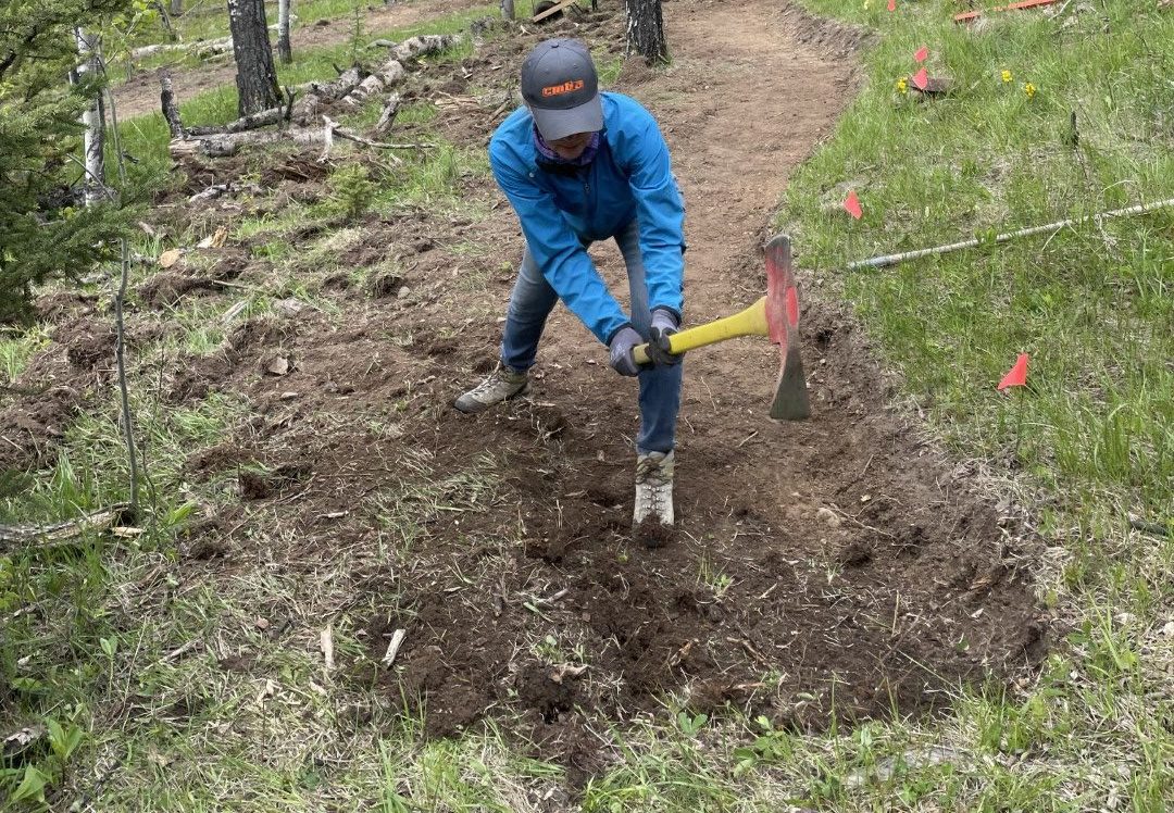 Jumped Up Loops trail-building